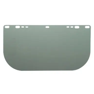 Jackson 29101 F10 PETG Economy Face Shields, Medium Green, 15-1/2" x 8" x 0.04"