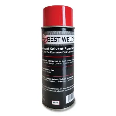 BEST WELDS 905-RW200 - 12.5oz. Can Solvent Removable Penetrant