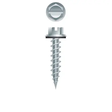 Strong-Point NA1016 - 10 x 1" SLT Hex Head w/ NEO Needle Point Screw, Zinc 3000ct
