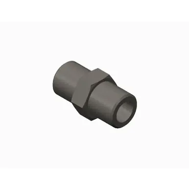 GRACO 8462- 17 - Pipe Fitting, Nipple, Hex, 3/8X3/8NPT