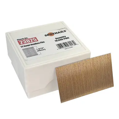 Spotnails 23025 - 23 Gauge 1-9/16" Headless Pines, 10,000ct