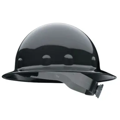 Honeywell E1RW11A000 - SuperEight Full Brim Hard Hat, 8-Pt Ratchet, Black