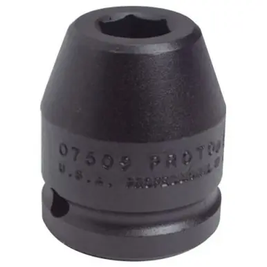 PROTO J07532 TorquePlus Impact Socket, 3/4" Drive, 2" Opening, 6 Points