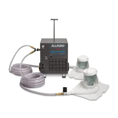 ALLEGRO 9221-02CA - 2-Worker Single Bib Tyvek Hood Breathing Cold Air Respirator System