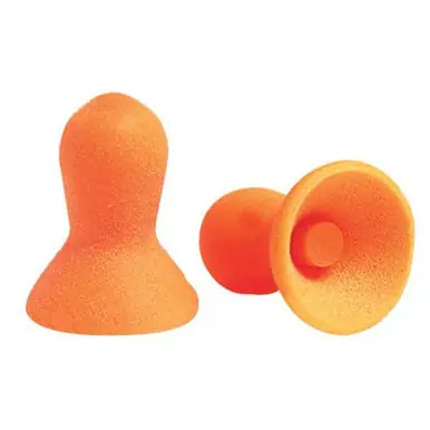 Honeywell QD1 Quiet Reusable Earplugs, Foam, Orange, Uncorded