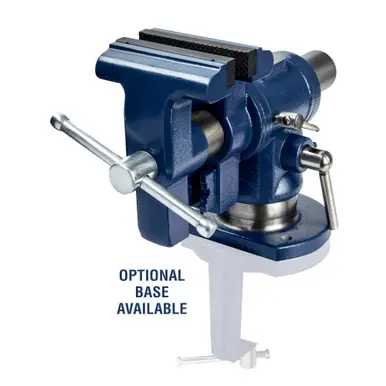 PALMGREN 9629772 - 4" Multi-Jaw Multi-Positioning Ball Bench Vise