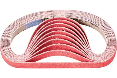 PFERD 49514 - Abrasive File Belt, 13" x 3/8, 80 Grit, Ceramic CO-COOL (50pk)