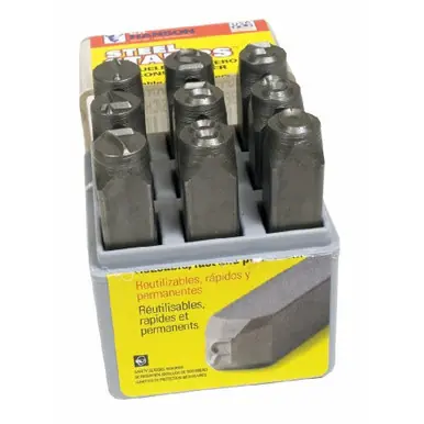 CH Hanson 20621 1/2" Standard Number Set