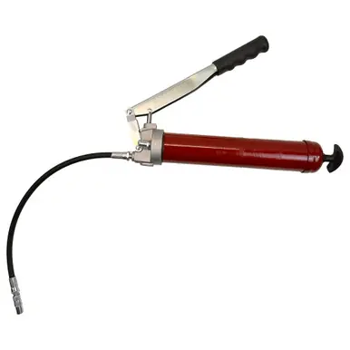 Alemite 500-E - Grease Gun 10000 psi, 16oz Bulk or 14oz Cartridge, 18" Hose & Coupler