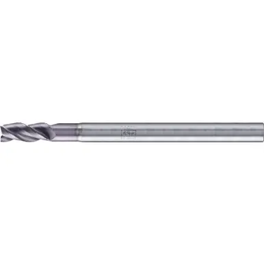 PFERD 23003030 Chamfered End Mill, 3-flutes, 1/8" Dia, 1/4" APMX, 1-1/2" OAL, Cyl. Shank