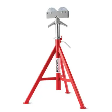 RIDGID 56672 Roller Head High Pipe Stand - Model RJ-99