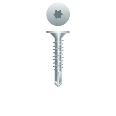 Strong-Point W103T - 10-16 x 3/4" Wafer Head Self-Drilling Screw, Zinc 7000ct