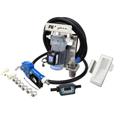 FILL-RITE DF120CAT520B - 115V DEF Transfer Pump, IBC Tote Bracket w/ Nozzle & Meter