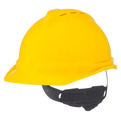 MSA 10034020 V-Gard 500 Protective Cap, 4 Point Fas-Trac, Yellow