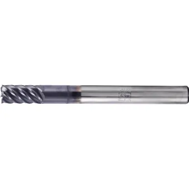 PFERD 23003061 Square End Mill, 6-flutes, 1/4" Dia, 1/2" APMX, 2-1/2" OAL, Cyl. Shank
