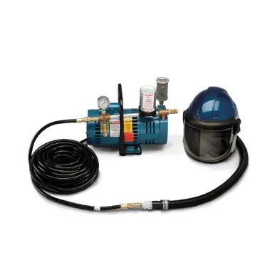 ALLEGRO 9247-01 - 1-Worker SAR Shield/Helmet System w/ 50‘ Hose