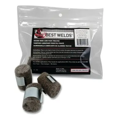 BEST WELDS 905-LUBE-PAD-6PK-TREATED - Lube Pads/Treated Includes Clip 6/Pk
