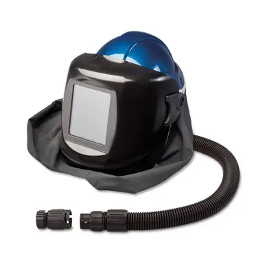 ALLEGRO 9904-HCWB - Deluxe Supplied Air Shield & Welding Helmet w/ HP Temperature Controller