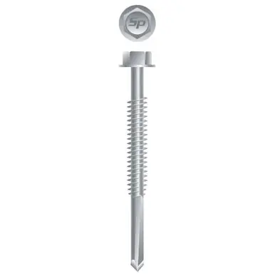 Strong-Point H545C - 1/4-20 x 5" Hex Head Self-Drilling Screw, Strong-Shield 500ct
