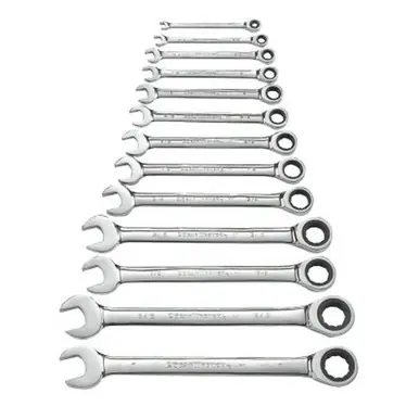 GEARWRENCH 9312 - 13 Pc. SAE Combination Ratcheting Wrench Set, Inch