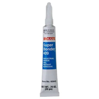 LOCTITE 409 Super Bonder Instant Adhesive General Purpose Gel 20 g Tube Clear