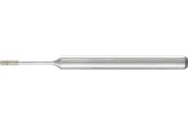 PFERD 53001 - Diamond Mounted Point, 3/64" x 5/32", Grit D126, 1/8" shank