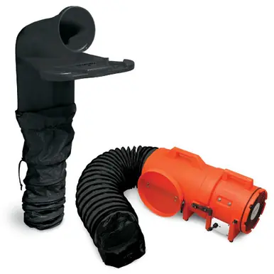 ALLEGRO 9520-38MEX - 8" Axial AC EX 9538-15 Plastic Blower Kit w/ 8" EX MVP