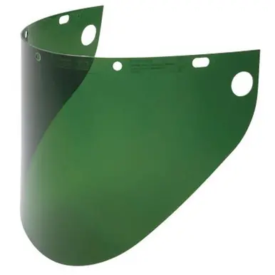 Honeywell 4199DGNBP High Performance Faceshield Windows, Green, Wide View, 19-3/4" W x 9" L
