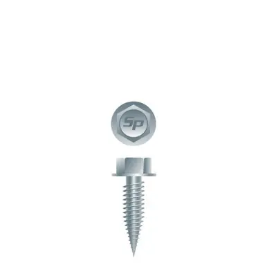 Strong-Point NU808 - 8-32 x 1/2" Hex Head Needle Point Screw, Zinc 10000ct