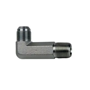Midland Industries 2501LL1212 - 90° Extra Long Elbow, 3/4" Male 37° JIC Flared x 3/4" NPT(M), Steel
