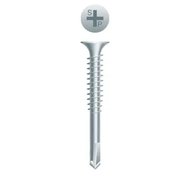 Strong-Point D820Z - 8-18 x 2" Bugle Head Self-Drilling Screw, Zinc 3500ct