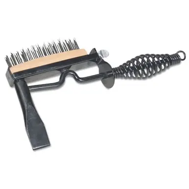 BEST WELDS 900-000A - Chipping Hammer, 280 mm L, Chisel w/ Attached Brush, Spring Handle