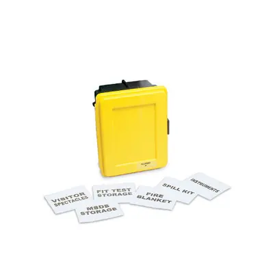 ALLEGRO 4400-Y - Small Yellow w/ Label Kit, 1 Shelf
