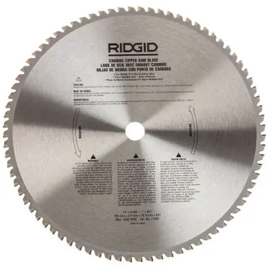RIDGID 71692 14" Carbide-Tipped Blade 80 Tooth for 614