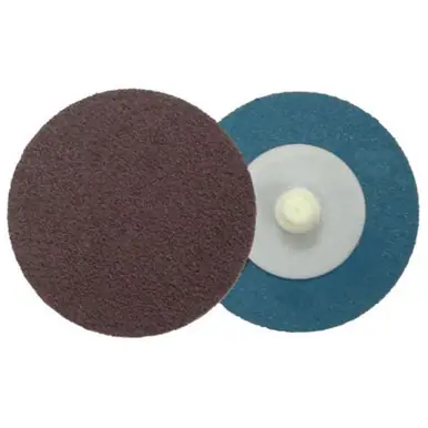 WEILER 60135 Plastic Button Style Blending Disc Aluminum Oxide 3" Dia. 80 Grit (50pk)