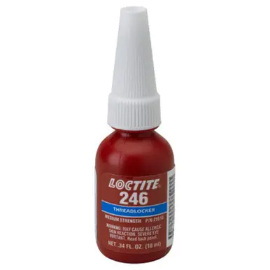 LOCTITE 196508 246 Threadlockers, Medium Strength/High Temp, 10ml, Blue