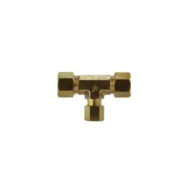 Midland Industries 700084-040402 - Reducing Tee, 1/4" Compression x 1/4" Compression x 1/8"