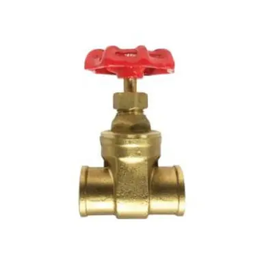 Midland Industries 940142LF - Gate Valve, 1/2" Nominal, Compression, 200 psi WOG Pressure, forged
