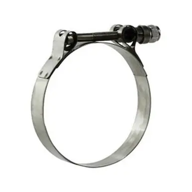 Midland Industries 840575 - T-Bolt Hose Clamp, 5-13/16" Nominal, 5-17/32" Min. Clamp Dia., Stainless