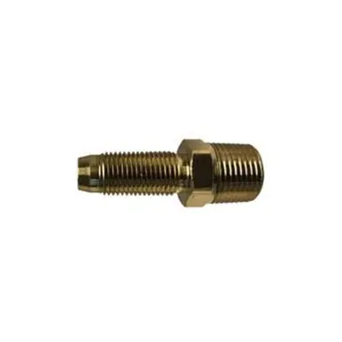Midland Industries 32759 - Reusable Stem Adapter, 3/8" Hose x 1/4" Male NPTF, Brass