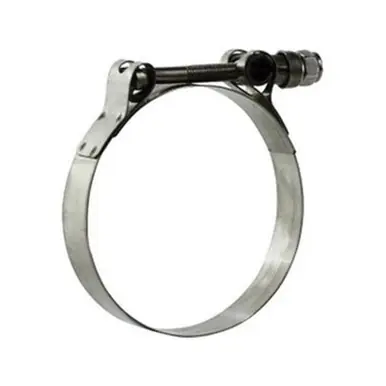 Midland Industries 840263 - T-Bolt Hose Clamp, 2-11/16" Nominal, 2-13/32" Min. Clamp Dia., Stainless