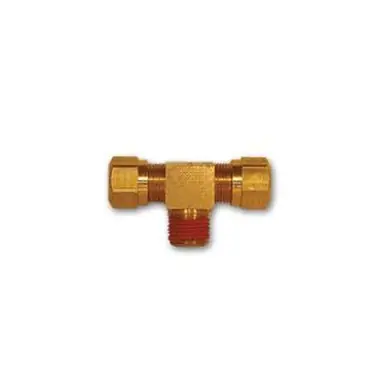 Midland Industries NT72-866VS - Branch Tee w/ Vibraseal, 1/2" Tube OD x 3/8" Tube OD x 3/8" NPT(M)F,