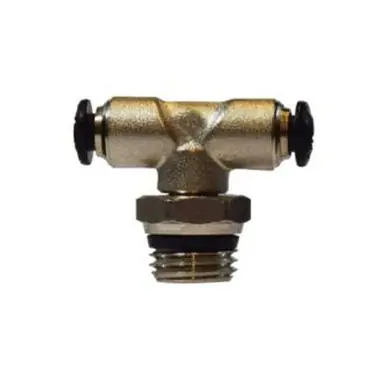 Midland Industries 20683N - Swivel Branch Tee, 6mm Push-In x 1/4" NPT(M) Global x 6mm Push-In,