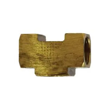 Midland Industries 12130 - Branch Tee, 3/8" Female Inverted Flared x 3/8" Female Inverted Flared x