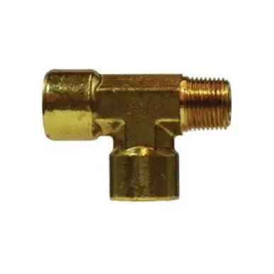 Midland Industries 706227-02 - Street Tee, 1/8" FIP x 1/8" MIP x 1/8" FIP, Brass