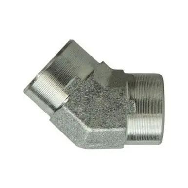 Midland Industries 55056 - 45° Elbow, 3/8" Female Pipe x 3/8" Female Pipe, Steel