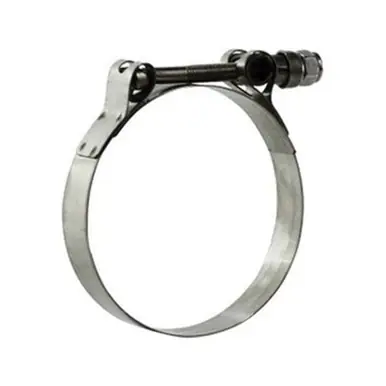 Midland Industries 840625 - T-Bolt Hose Clamp, 6-5/16" Nominal, 6-1/32" Min. Clamp Dia., Stainless