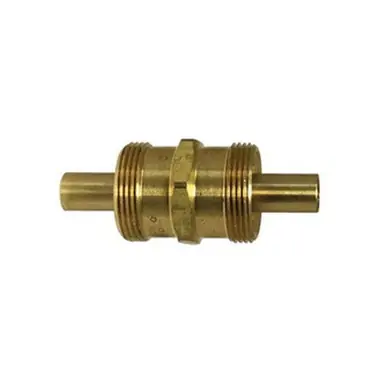 Midland Industries 39319 - Air Brake Hose Union, 1/2" Hose Barbed x 1/2" Hose Barbed, Brass