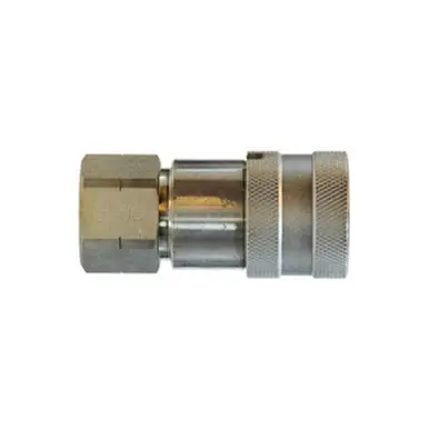 Midland Industries FF1F -FF Series Flush Face Coupler, 1" NPT(F) x 1" NPT(F), Steel