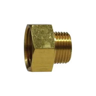 Midland Industries 30094LF - Rigid Adapter, 3/4" FGH x 3/4" MIP, Brass